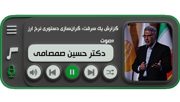 گزارش یک سرقت؛ گران‌سازی دستوری نرخ ارز (دکتر حسین صمصامی)